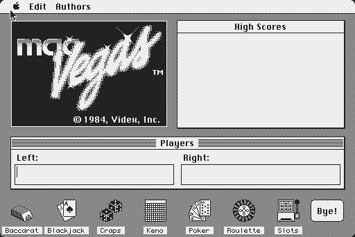 Screenshot for Mac Vegas v1.1